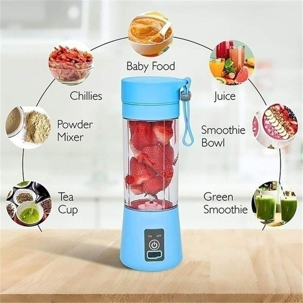 Rechargeable Portable Mini Juicer Blender Outdoor Juicing Cup