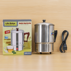 Life Relax Electric Water Kettle 1.0L – Stainless Steel Electric Heating Cup LR-014 | 350W Portable Electric Water Boiler for Tea, Coffee, Milk & Food