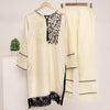 Off White Lawn 2-Piece Suit