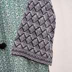 Green Geometric Print