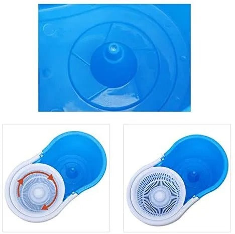 360 Degree Spin Mop With Bucket And Microfiber Head
