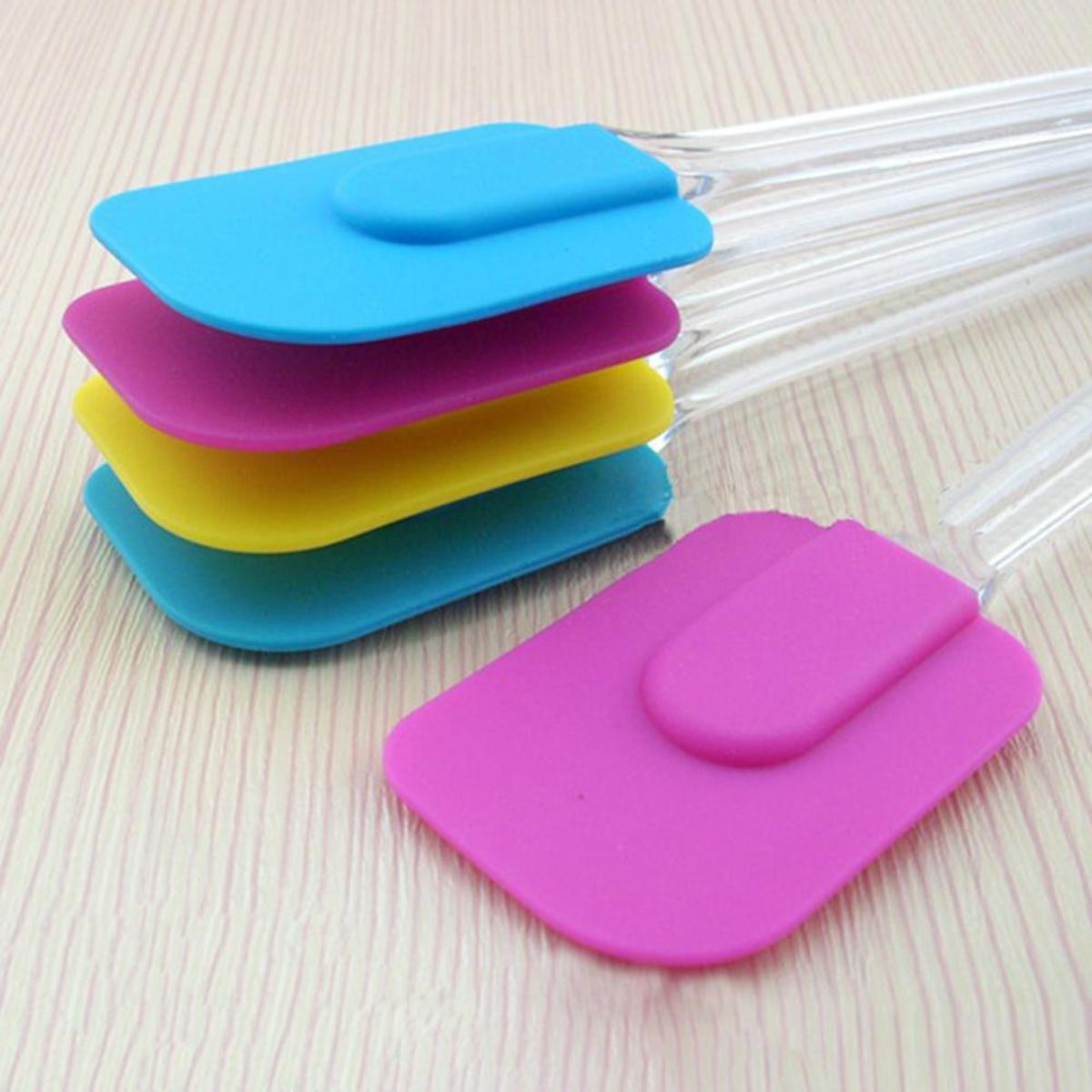 Silicone Spatula and BBQ Oil Brush Set Heat Resistant Cooking Tools