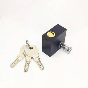 Black L-Key Anti-Theft Handle & Push Lock ( 1Pc )