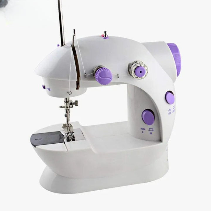 Portable Mini Sewing Machine, Compact Dual-Power Stitching Machine