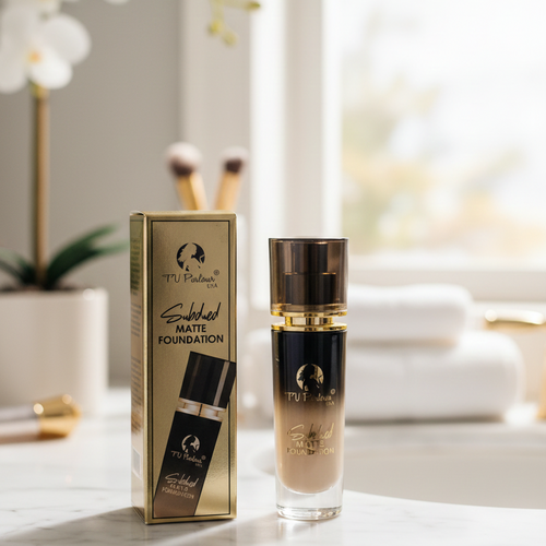 TV Parlour Subdued Matte Foundation In The Shade Latte Providing Smooth Coverage - 28ML