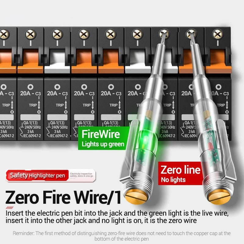 Tester,LED Voltage Test Pen 24–250V Non Contact Circuit