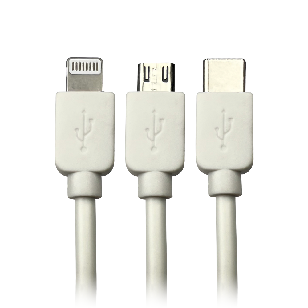 Vizo 5-in-1 Fast Data Cable, Multi Connector Fast Charging and Data Transfer Cable