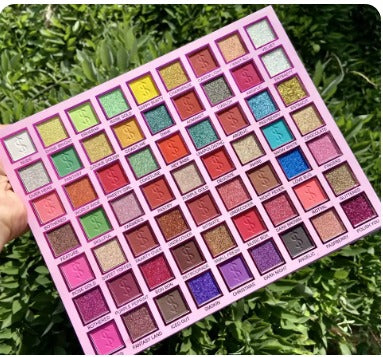 63-Color Eyeshadow Palette – Matte, Shimmer & Glitter