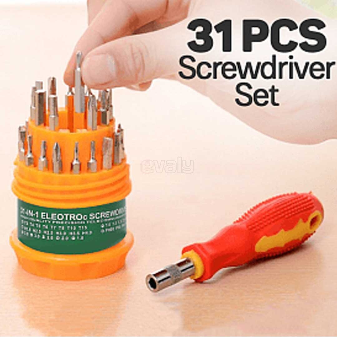 Screwdriver Set, 31 in 1 Magnetic Universal Precision Repair Kit