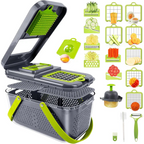 Kitchen Multifunctional Vegetable Cutter 22 Pcs Set