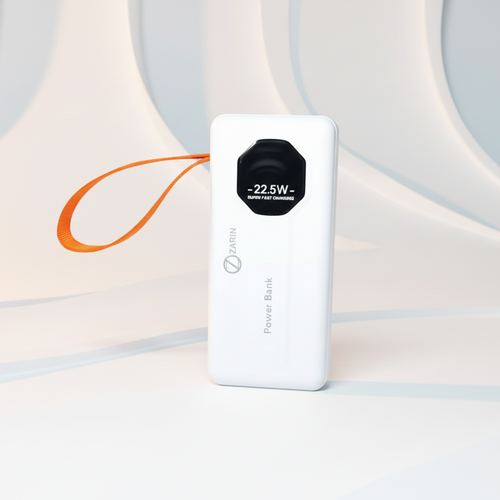 ZARIN 22.5W Super Fast Charging Power Bank with Digital Display & Wrist Strap