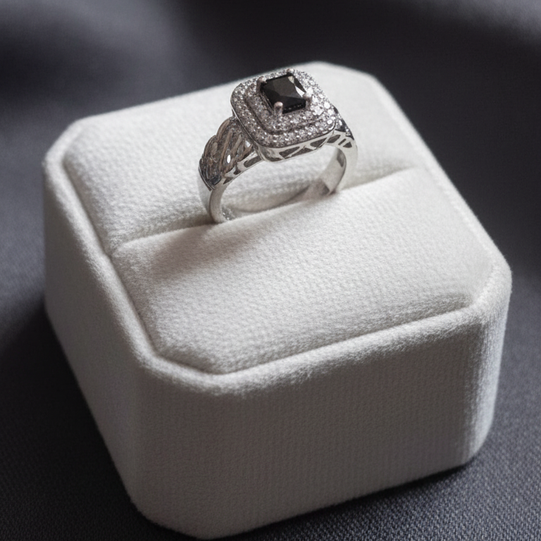 Sparkling Zircon Rings Stylish Crystal Design for Women