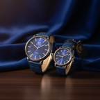 Pack Of 2 BG Couple Watches Matching Analog Wrist Watch Set