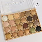The Mocallure 24 Color Shiny Eyeshadow Palette