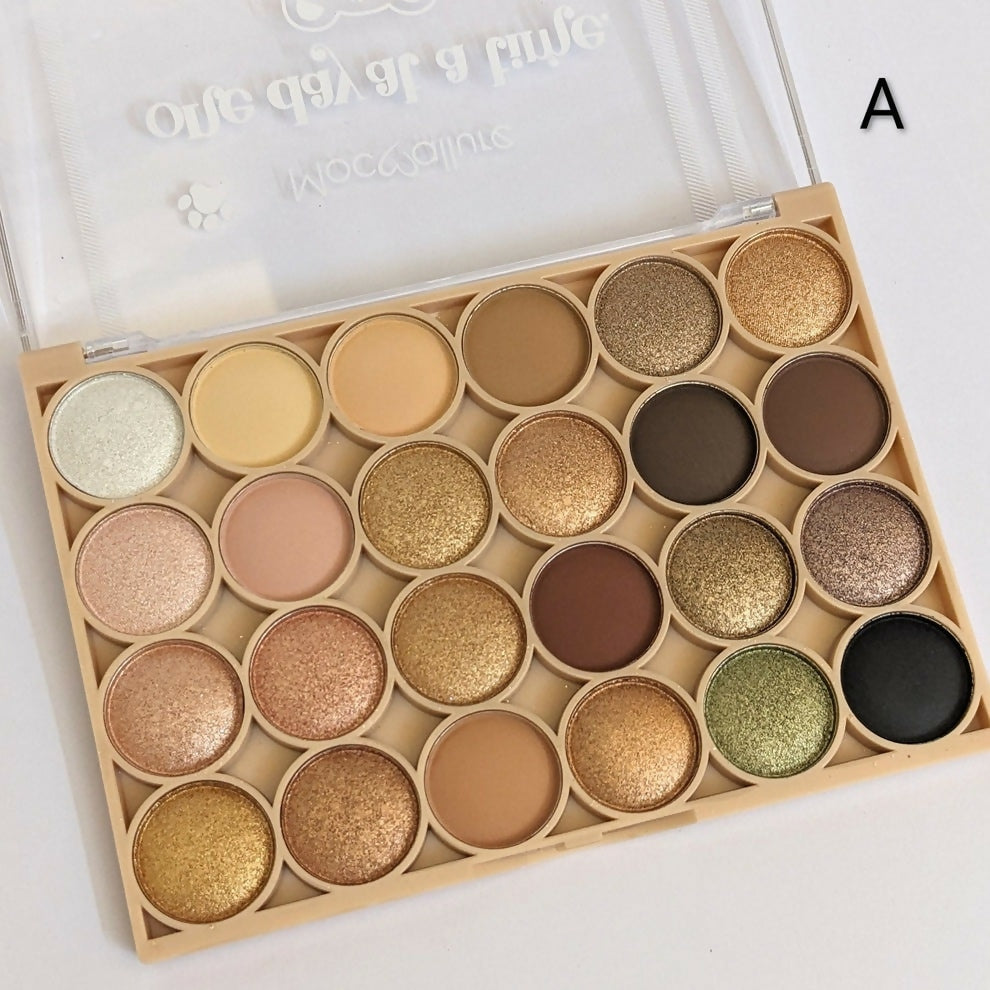 The Mocallure 24 Color Shiny Eyeshadow Palette