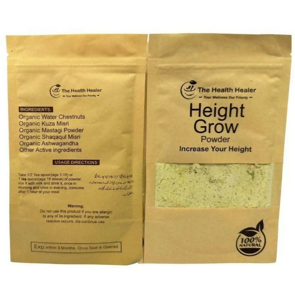 The Health Healer Height Grow Powder, Natural Growth Support