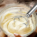 Manual Non Stick Steel Flour Cream Mixer Beater | Dough Whisk Mixer, Kitchen Baking Blender Tool .