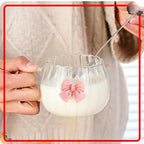 Stylish Bow Cup, Aesthetic Coffee & Tea Mug with Bow Handle, for Home, Office & Gift Use