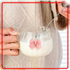 Stylish Bow Cup, Aesthetic Coffee & Tea Mug with Bow Handle, for Home, Office & Gift Use