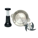 Stainless Steel Manual Chopper, Ideal for Home Kitchen Use