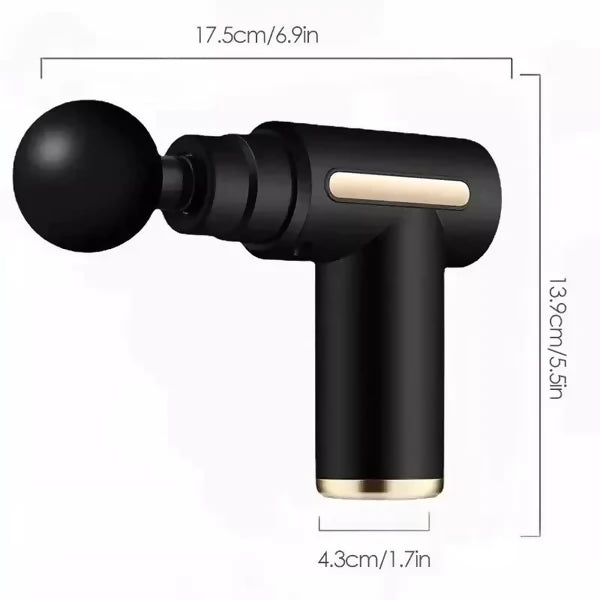 Portable Deep Tissue Massage Gun | Adjustable Speeds | Lightweight, Quiet & Ergonomic