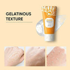 Orange Enzyme Exfoliating Gel Natural Skin Care Formula Brightens Complexion Removes Dead Skin Cells Enhances Smooth Radiant Glow