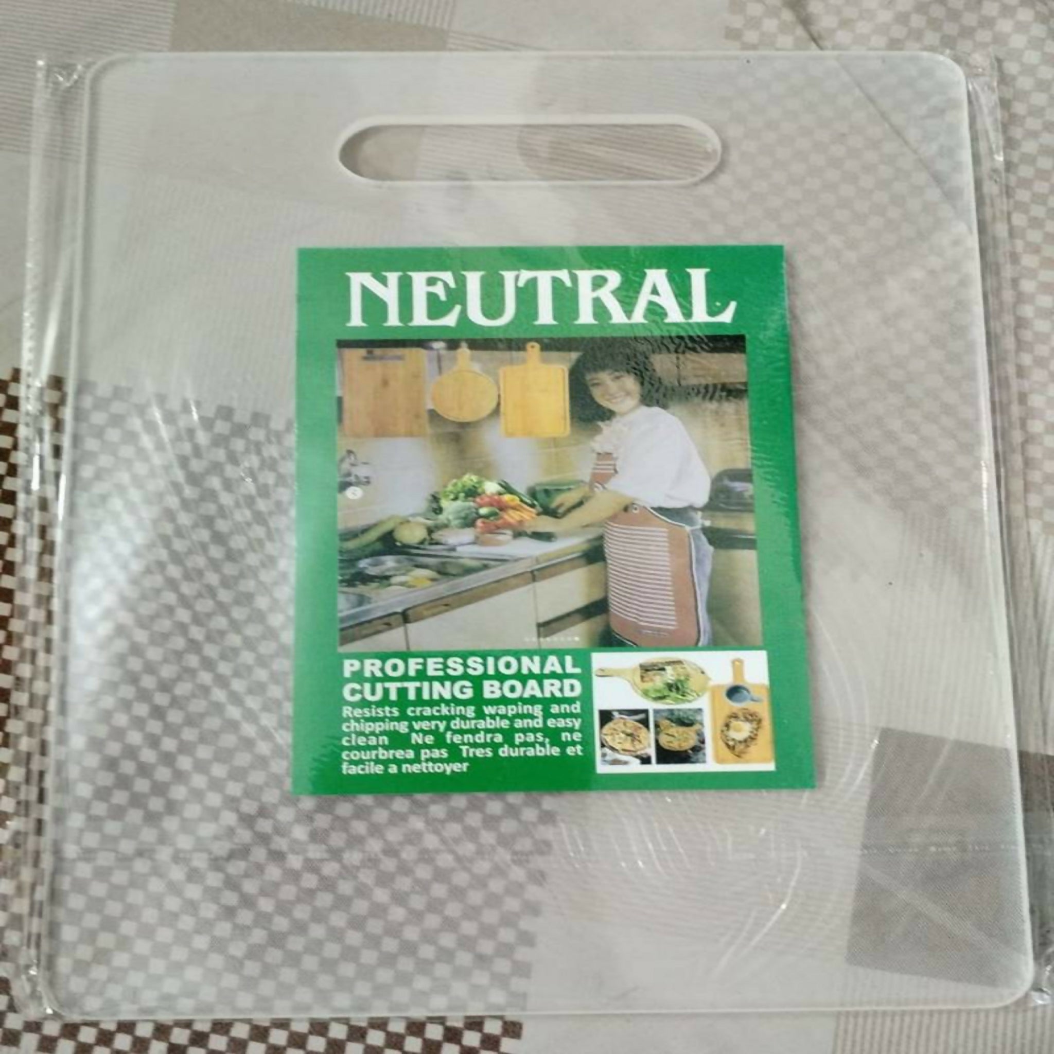 Premium Acrylic Cutting Board – Durable Transparent Kitchen Chopping Board