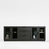 Calypso Living Lounge LED Storage Media Console (Solid Wood)