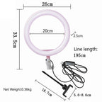 Professional LED Ring Light, Studio Quality Lighting for Content & Calls