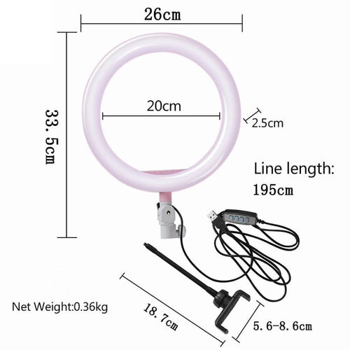 Professional LED Ring Light, Studio Quality Lighting for Content & Calls