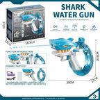 Rechargeable Shark Water Gun, High Pressure Electric Water Blaster Toy for Kids