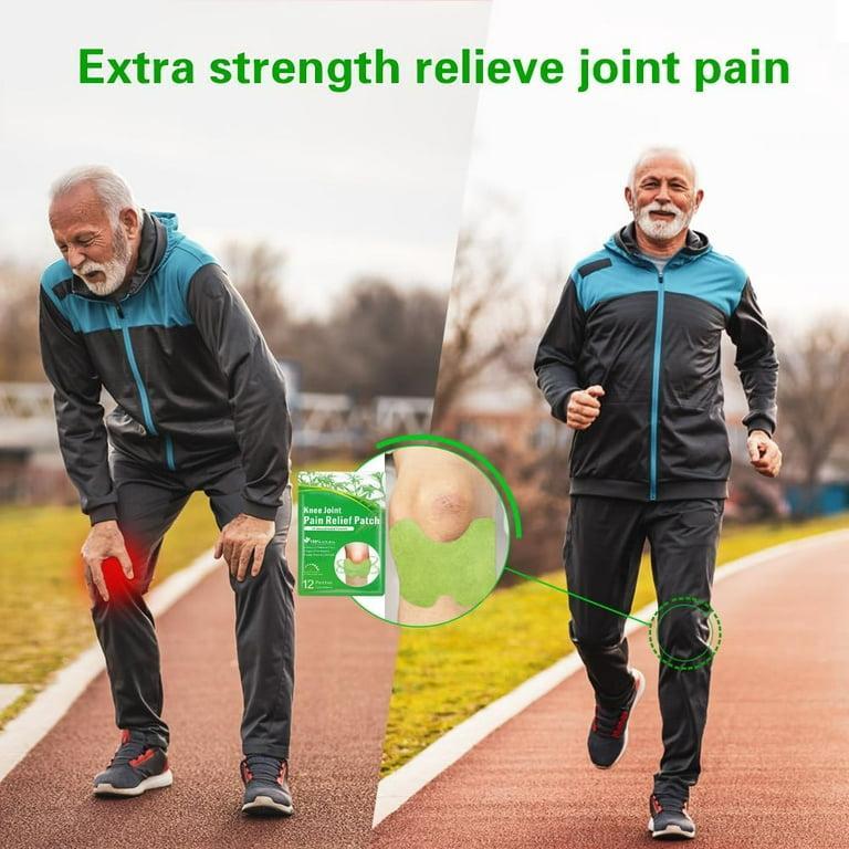 Natural Herbal 12 Pcs Knee Pain Relief Patch, Non-Woven Comfortable Heating Pads