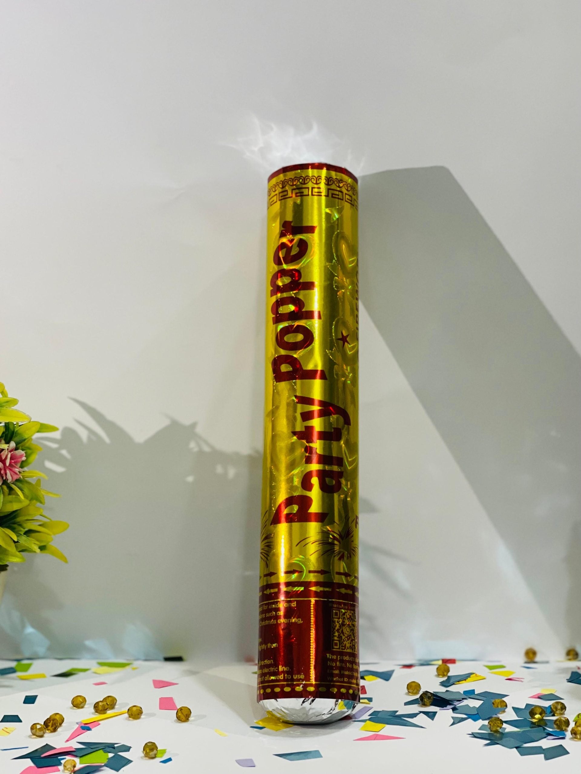 Birthday Party Popper – Rose Confetti Popper 20cm