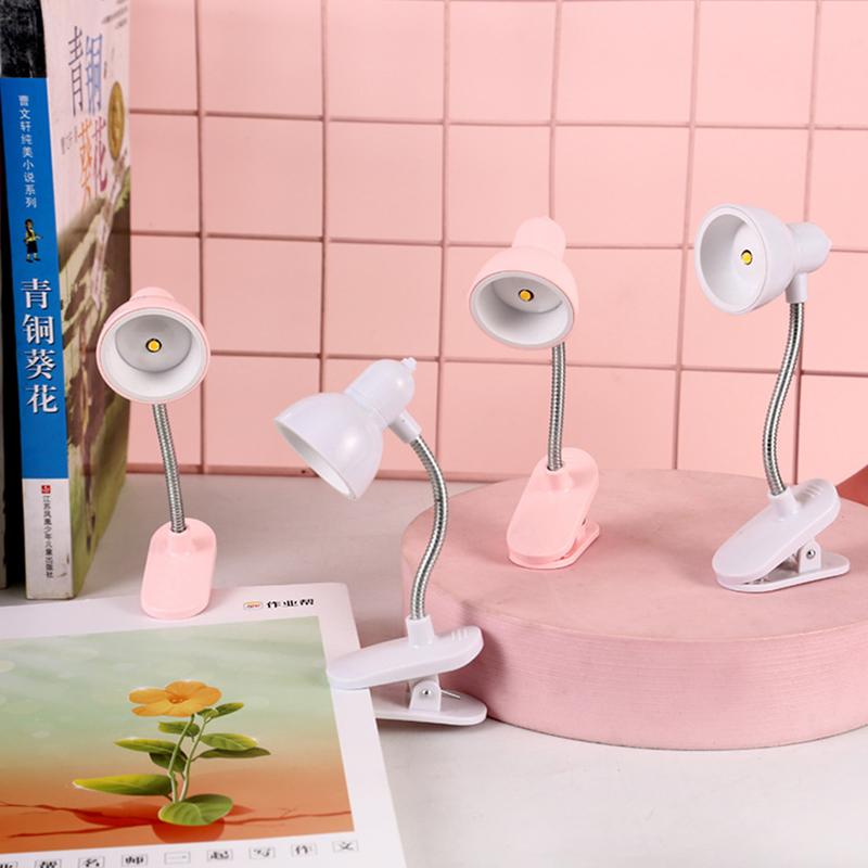 Mini LED Clamp Lamp , Portable USB-Powered Desk Light