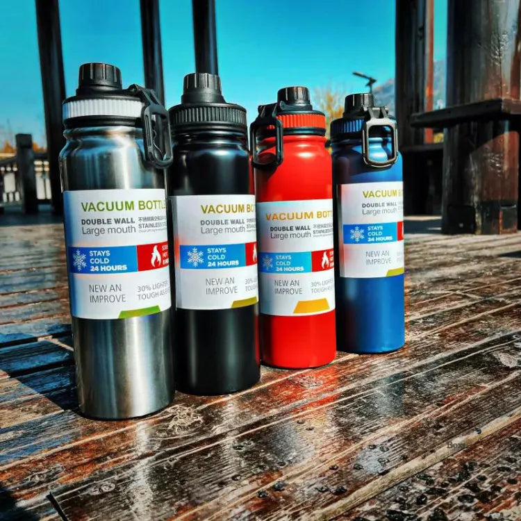 1000 mL Insulated Stainless Steel Water Bottle With Double Wall Vacuum