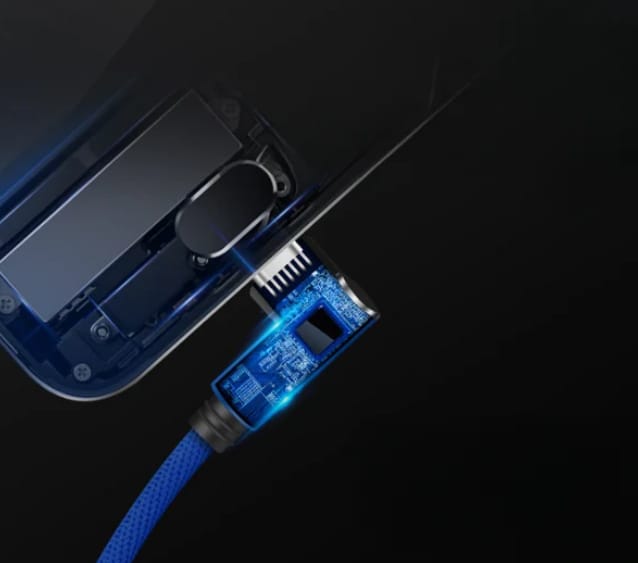 Right Angle Data Cable for iPhone Fast Charging & Data Transfer