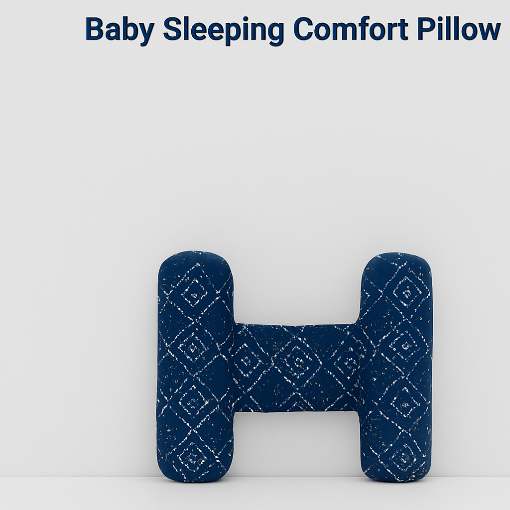Baby Sleeping Comfort Pillow Ergonomic Head And Neck Support