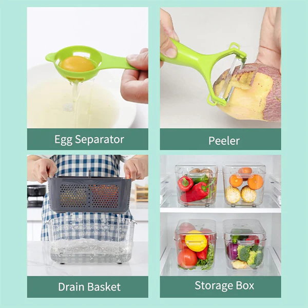 Kitchen Multifunctional Vegetable Cutter 22 Pcs Set