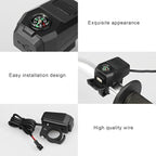 Motorcycle USB Charger, Fast Charging, Waterproof, Universal