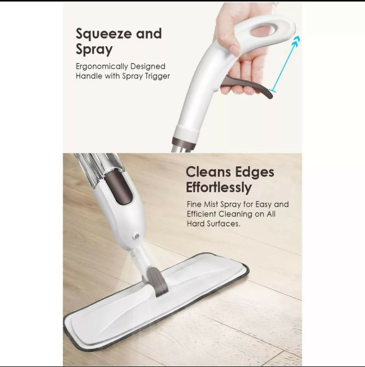 Magic Spray Flat Mop – Effortless Cleaning And Shiny Clean Floors