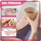Silicone Moisturizing Gloves Set for Dry Cracked Hands