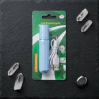 Mini USB-C Rechargeable LED Flashlight – Super Bright Pocket Torch with Telescopic Zoom