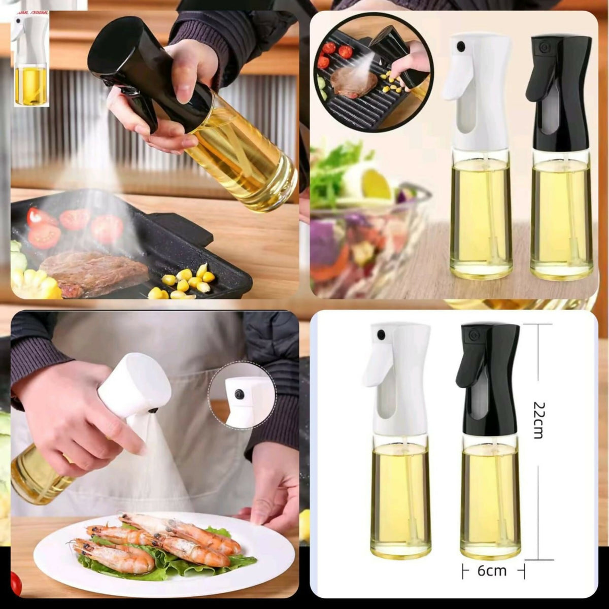 Spray Edible Oil Bottle 300ml