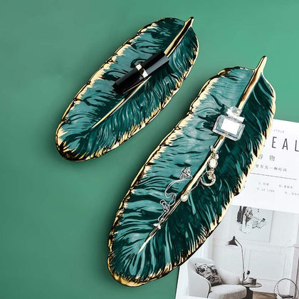 Nordic jewellery Feather Plate