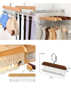 8 Hooks Wooden Clothes Hanger