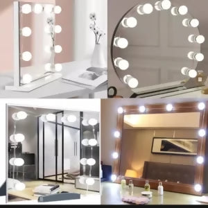 Vanity Mirror Fill Light Adjustable Luminance 3 Colors LED USB Wall Bulbs String For All Pretty 3 Colors Dimmable Vanity Light
