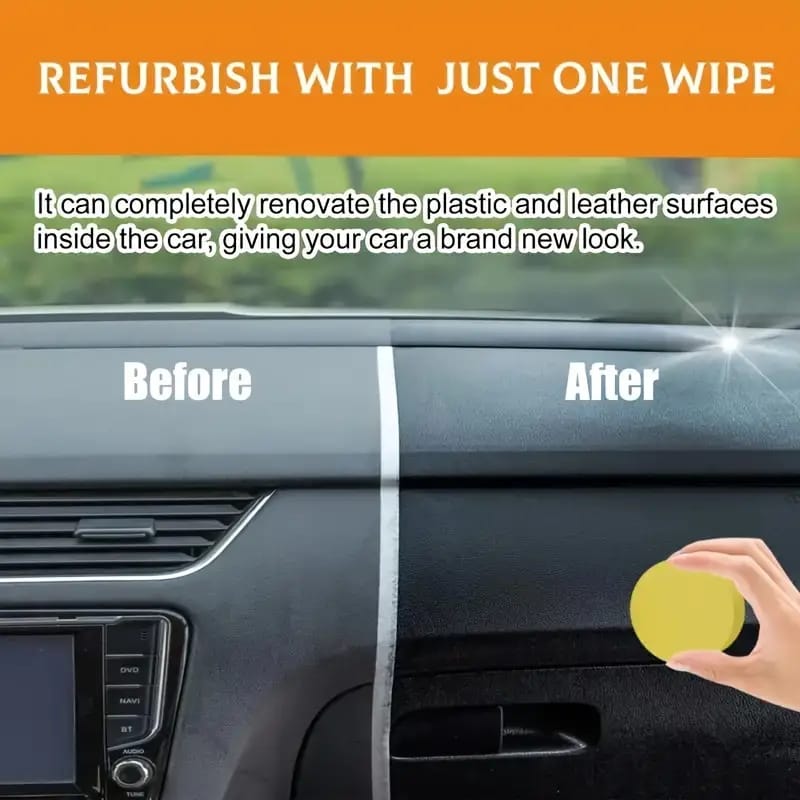 Qifenghe Plastic Renovation Wax, Interior Refurbishment & Shine Restorer