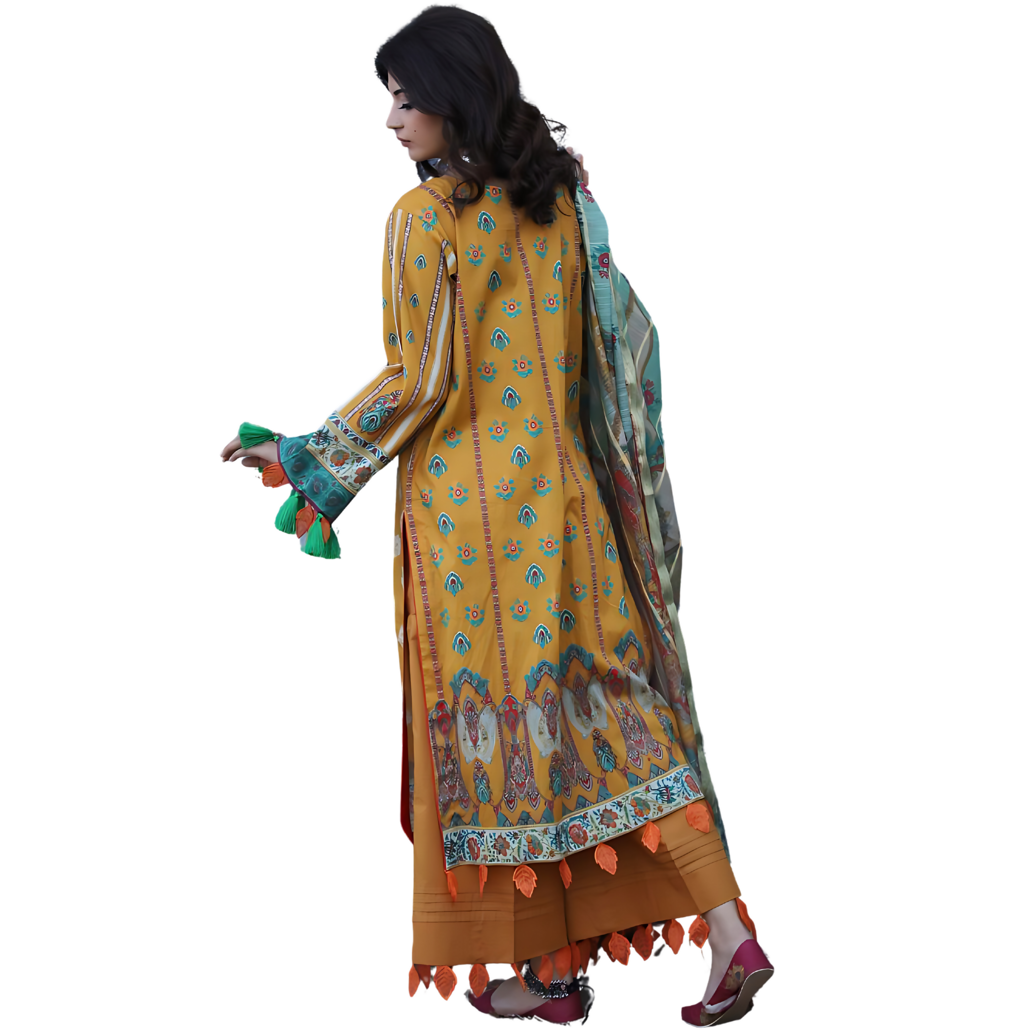 Unstitched Lawn Suit