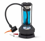 Tire Inflator With Air Pressure Gauge, Portable Foot And Hand, for Vehicles And Balls