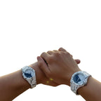 Tiger Aura Pair Watch, His & Hers Stylish Couple Set, Elegant Daily Wear